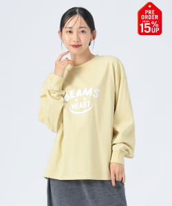 【+15%ポイントUP】スマイル ロゴ ロング スリーブ Tシャツ（M～L）