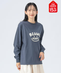 【+15%ポイントUP】スマイル ロゴ ロング スリーブ Tシャツ（M～L）