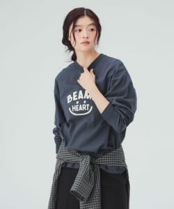 【10%OFFクーポン対象】スマイル ロゴ ロングスリーブ Tシャツ