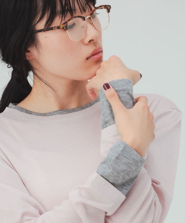 【10%OFFクーポン対象】レイヤード風 シアー トップス [H：169cm]