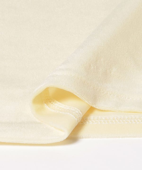 Sheer velour polo pullover