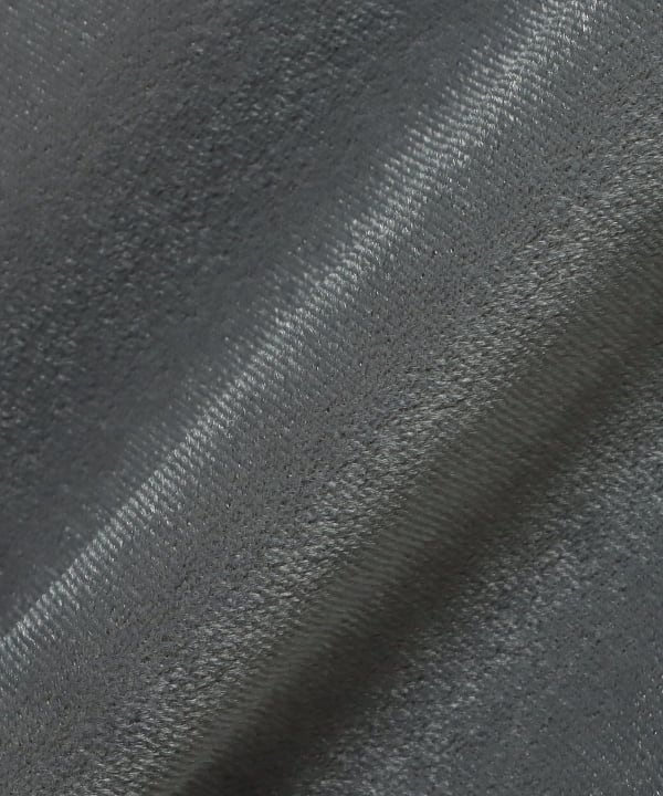 Sheer velour polo pullover