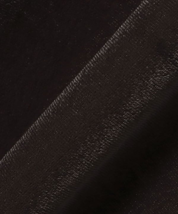 Sheer velour polo pullover