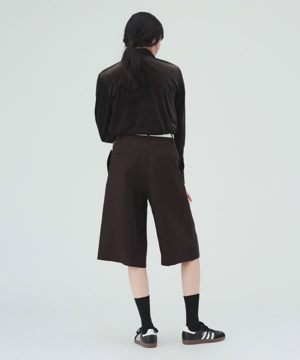 Sheer velour polo pullover [H: 169cm]