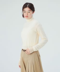 レイヤード風 タートルネック プルオーバー