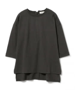 BEAMS HEART / バックボタン スリットプルオーバー
