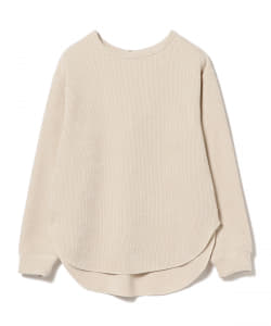 BEAMS HEART / ワッフル ヘンリーネック プルオーバー