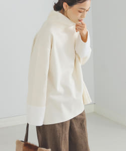 BEAMS HEART / モックネック プルオーバー