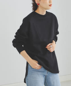 BEAMS HEART / バックスリット 裏起毛 プルオーバー
