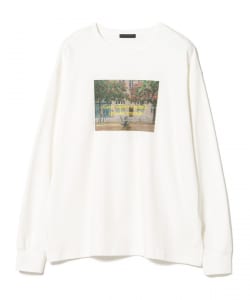BEAMS HEART / 転写プリント ロング Tシャツ