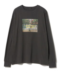 BEAMS HEART / 転写プリント ロング Tシャツ