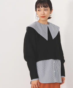 ビッグカラー ニット セット