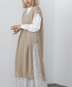 BEAMS HEART / ベスト × ロングスリーブTシャツ セット