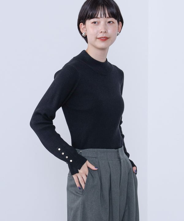 ZARA ベーシック ハイネックセーター マスタード S - トップス