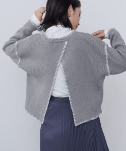 プルオーバーニット × タートルカットソー セット（手洗い可能）