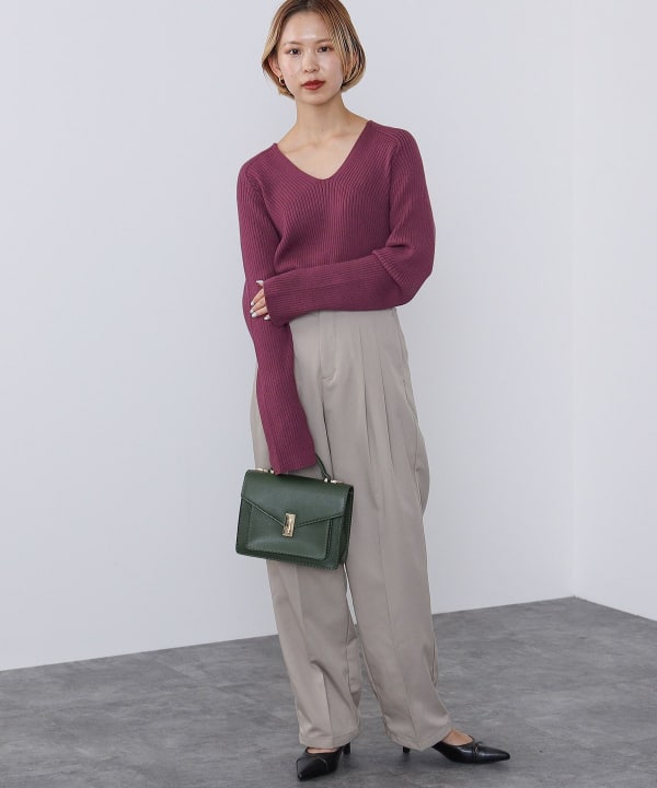 BEAMS HEART｜リンキングモール プルオーバーニット 24AW カラー