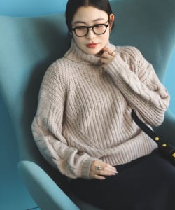 ローゲージ タートルニット