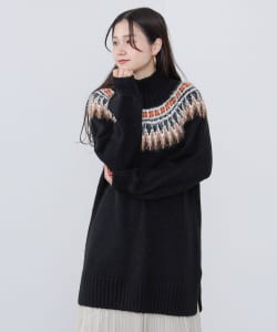 求心柄 ジャカード チュニック