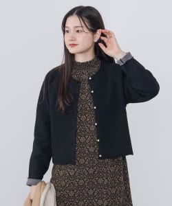 BEAMS HEART / 女裝 珍珠釦 圓領 開襟衫