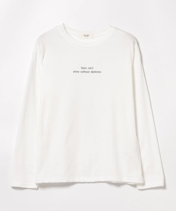 BEAMS HEART（ビームス ハート）Vネックカーディガン × ロングT