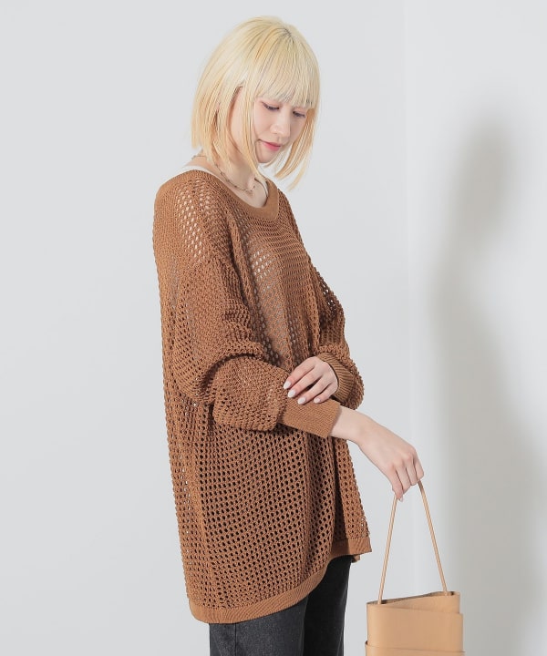 BEAMS HEART（ビームス ハート）2WAY メッシュニット
