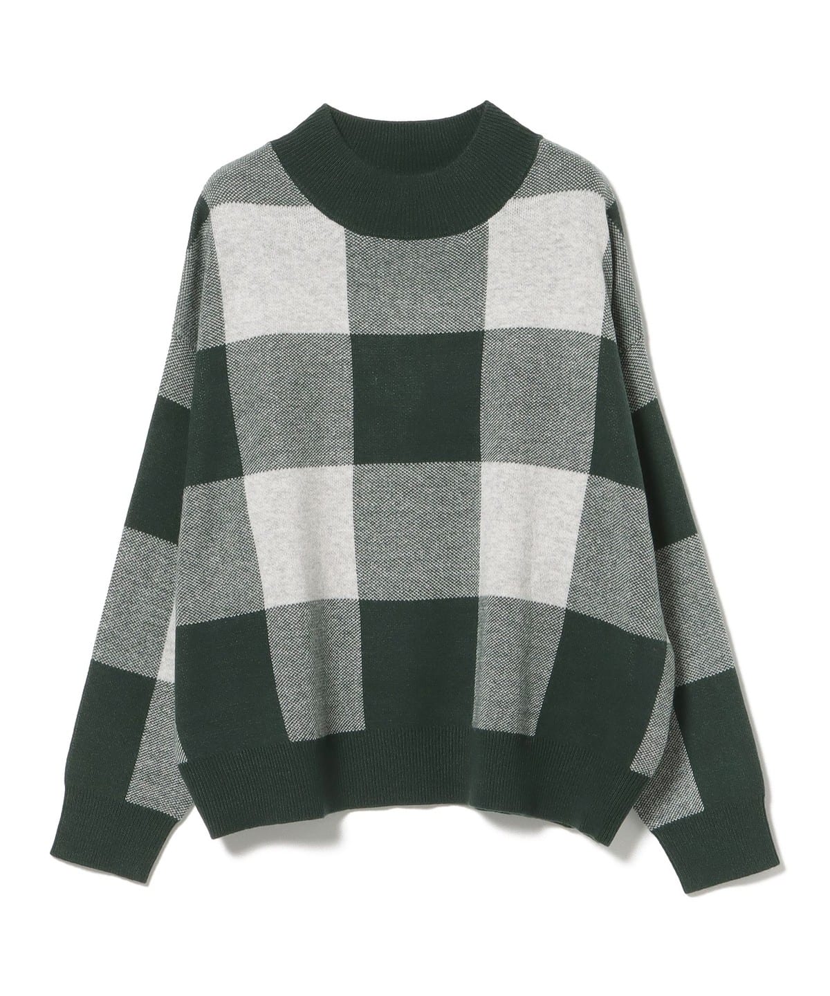 【美品】BEAMS ニット　アズテック柄 Mサイズ 美品】BEAMS ニット アズテック柄 Mサイズ