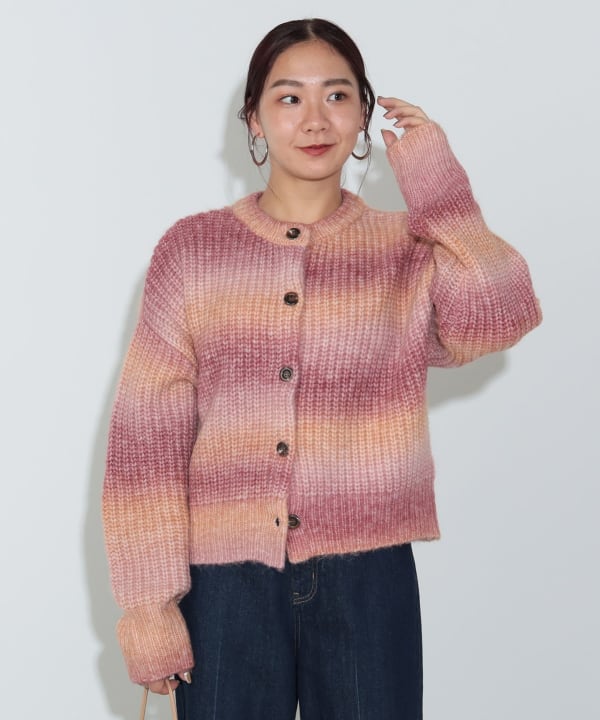 BEAMS OUTLET｜3ゲージ グラデーション カーディガン | Rakuten