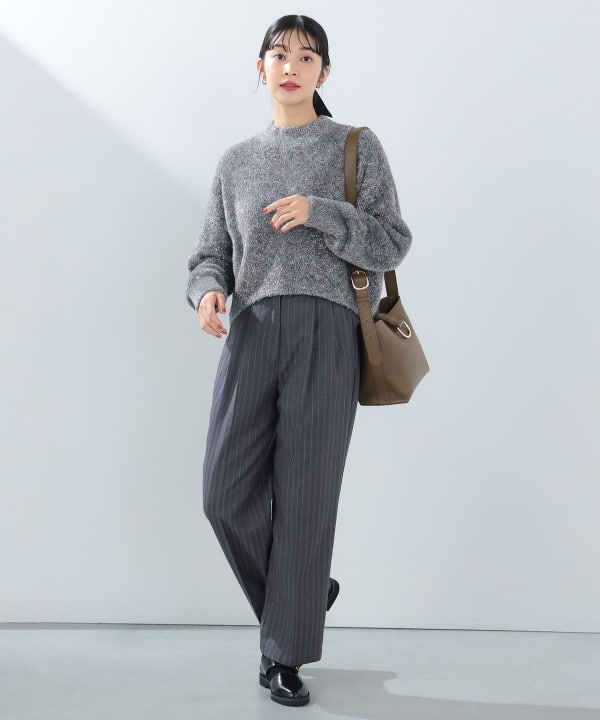 BEAMS HEART（ビームス ハート）ラメシャギー ニット プルオーバー