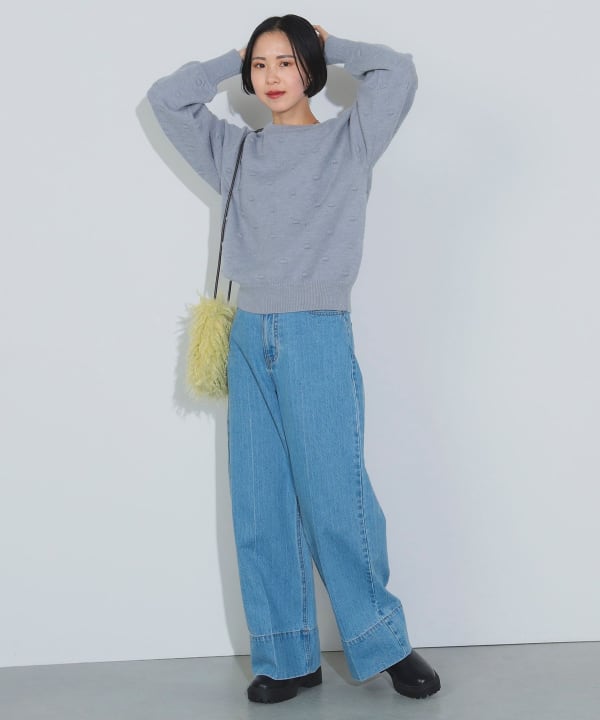 Bab / Bou Jeloud｜エアリーヤーンポップコーンニット | Rakuten