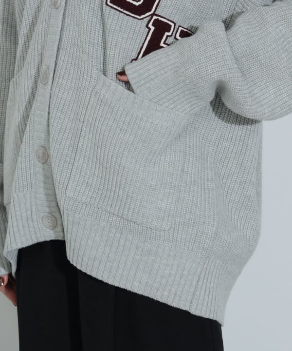 BEAMS BOY 日本製 レタードカーディガン ニット R-6646 - メルカリ