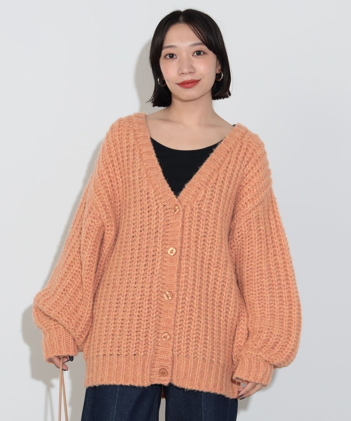 BEAMS HEART（ビームス ハート）ミックス ローゲージニット
