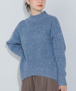 オーバーサイズ ハイネックニット