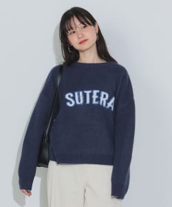 SUTERA ロゴ ニット（手洗い可能）