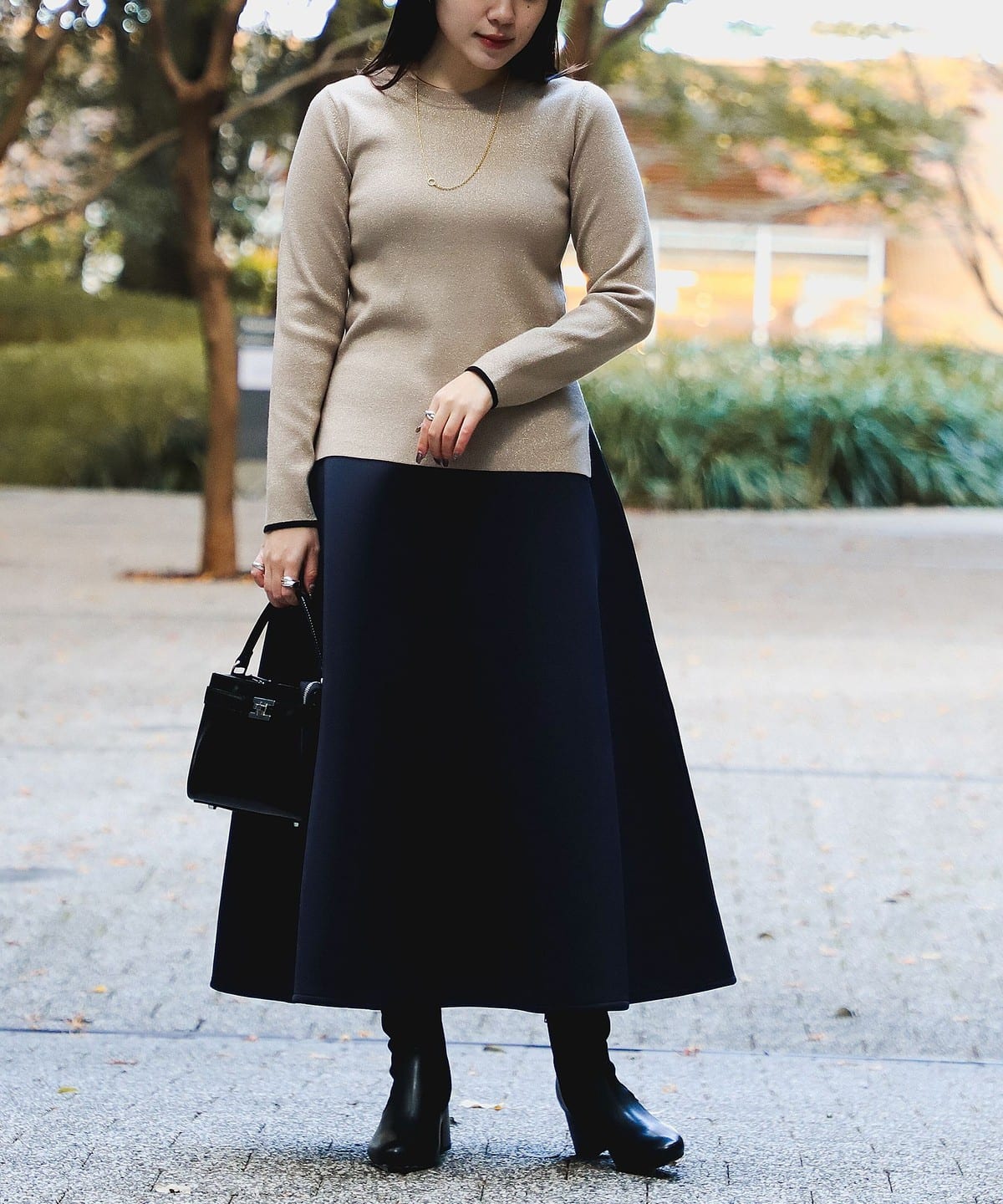 美品　BEAMS HEART / ラメニットジレ × プルオーバー セット BEAMS - 美品 BEAMS HEART / ラメニットジレ × プルオーバー セットの