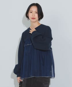 チュールドッキング ニット（手洗い可能）