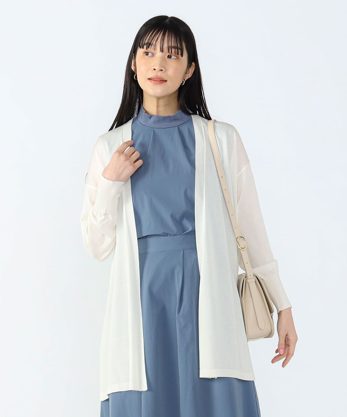 【6/5新規値下げ】着流し ミドルカーディガン(手洗い可能) トップス WOMEN OFF WHITE ONE SIZE 【6/5新規値下げ】着流し ミドルカーディガン(手洗い可能) トップス WOMEN OFF WHITE ONE SIZE