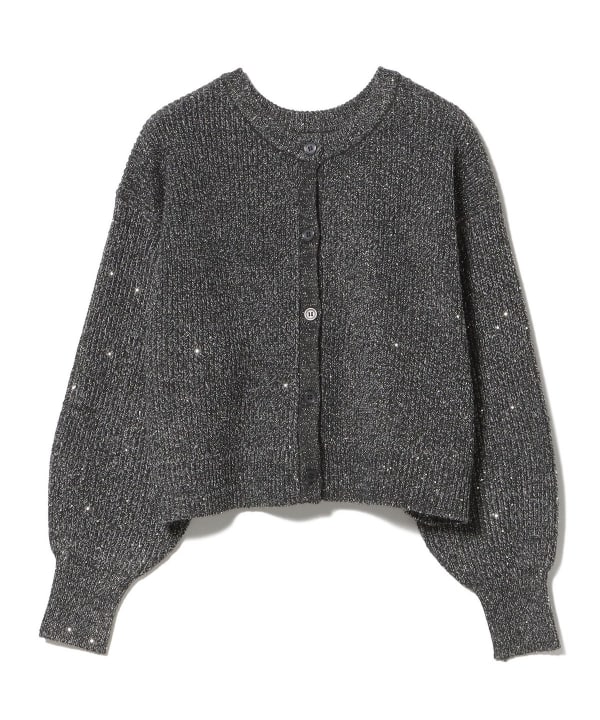 カーディガン グレー スパンコール ビーズ カシミヤ ハロッズ カーディガン グレー スパンコール ビーズ カシミヤ ハロッズ