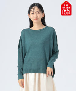 【+15%ポイントUP】配色 ドルマンニット