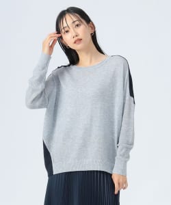 【+15%ポイントUP】配色 ドルマンニット