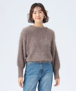 BEAMS HEART / 女裝 長毛 緹花 2way 開襟衫