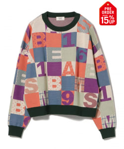 【+15%ポイントUP】カラフル ブロック ニット