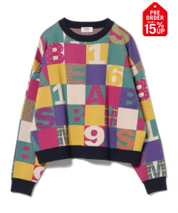 【+15%ポイントUP】カラフル ブロック ニット