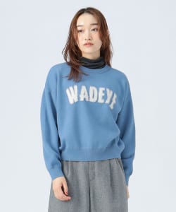 シンプルロゴ ニット プルオーバー