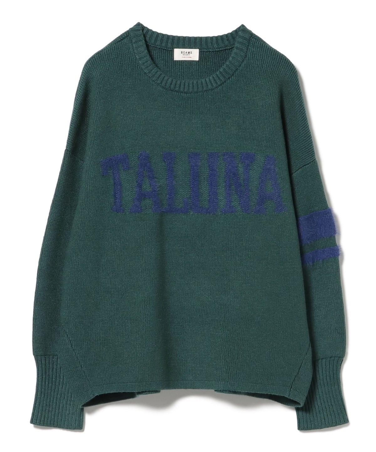 シャギー ロゴ ニット トップス WOMEN GREEN ONE SIZE シャギー ロゴ ニット トップス WOMEN GREEN ONE SIZE