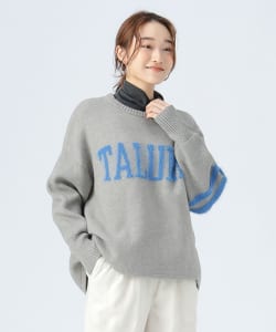 シャギー ロゴ ニット