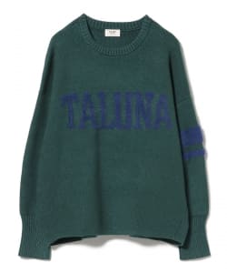 シャギー ロゴ ニット