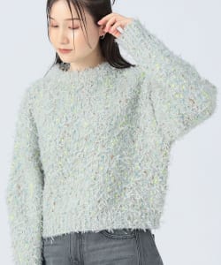 【+15%ポイントUP】リボン × ノットヤーンニット