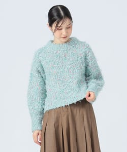 【+15%ポイントUP】リボン × ノットヤーンニット