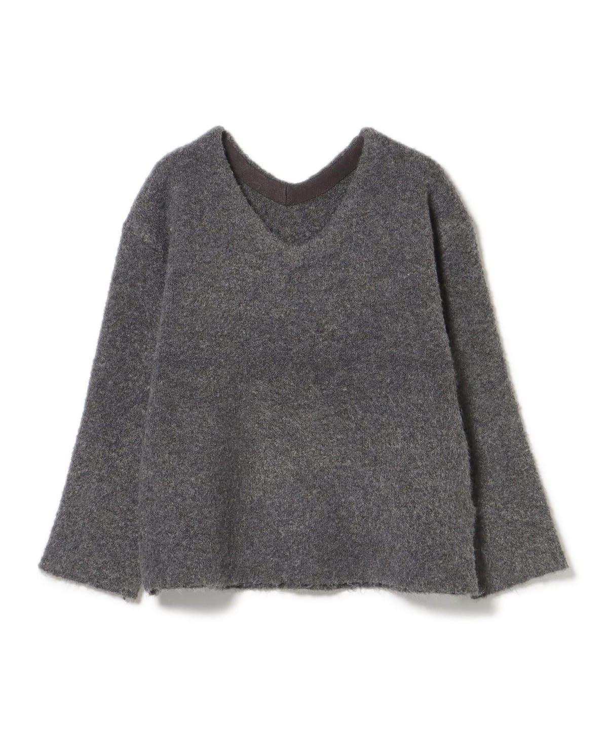 ブークレ ボリューム プルオーバー トップス WOMEN CHARCOAL ONE SIZE