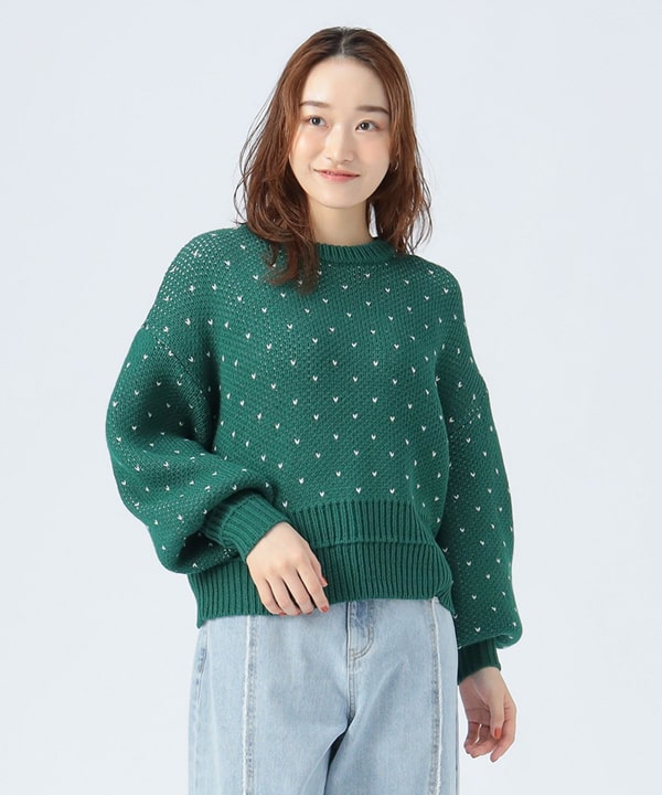 B:MING by BEAMS モールジャカードニット B:MING by BEAMS / モール